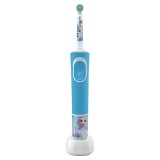 Periuță electrică pentru copii Oral-B Vitality D100 Frozen, 3+ ani, Re&icirc;ncărcabilă