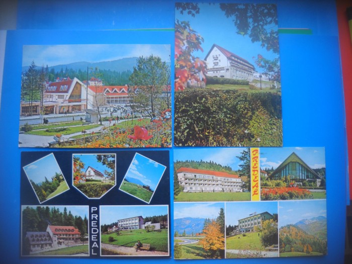 HOPCT LOT 3514 - IP -4 CARTI POSTALE- PREDEAL-JUD BRASOV-CIRCULATE
