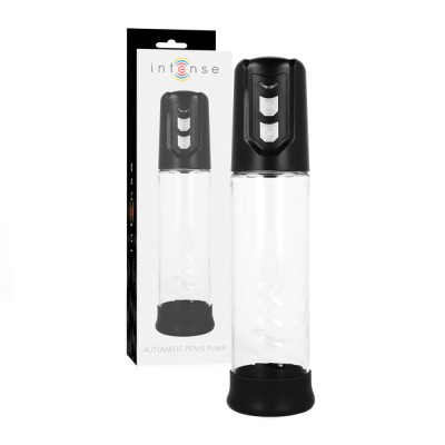 Pompa pentru marirea penisului, Intense Pump, automata, stimularea erectiei, lungime inserabila 17 cm,diametru 6.5 cm, transparent foto