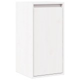 VidaXL Dulap de perete, alb, 30x30x100 cm, lemn masiv de pin