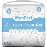 MonPeri Baby Underpads Size S suport pentru schimbat scutecele de unică folosință 40x60 cm 15 buc