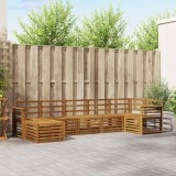 vidaXL Seturi de canapele 7 pcs natural Lemn Solid de Acacia 3375179