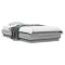 vidaXL Cadru de pat cu lumini LED, gri sonoma, 90x200 cm 839516