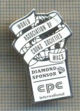 Y 504 INSIGNA - WORLD ASSOCIATION OF COOKS SOCIETIES WACS - PENTRU COLECTIONARI