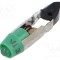 Lampă LED verde T5 3mm 12V AC/DC plastic CML INNOVATIVE TECHNOLOGIES