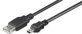 Cablu USB2.0 A mufa tata - USB B mini USB mufa tata 5m Canon Goobay