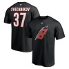 Carolina Hurricanes tricou de bărbați Andrei Svechnikov #37 Authentic Stack Name &amp;amp; Number - M, Fanatics Branded