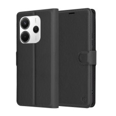 Husa Xiaomi Redmi Note 14 5G Asteroid GSM Leather Folio, negru