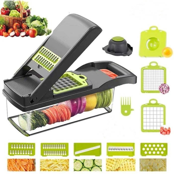 Razatoare Multifunctionala Veggie Slicer 14 Piese