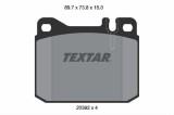 Set placute frana TEXTAR 2039204
