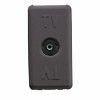 Priza TV direct Gewiss System SY/BK GW21228-1BL, incastrata, modulara - 1, neagra