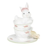 Cumpara ieftin Figurina Iepuras Paste din polirasina 12x12x15 cm