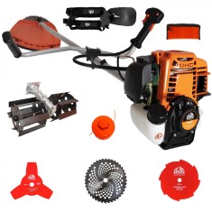 Set Motocoasa Alpin Profi 5600, Motor 4 Timpi 7Cp + Prasitoare + 4 sisteme taiere foto