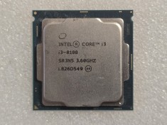 Procesor Intel Core i3-8100, 4-Cores, 3.60GHz, 6MB Cache, Generatia a 8-a Coffee Lake