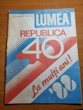 Revista lumea 1 ianuarie 1988 - nr. de anul nou