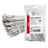Coliere metalice de strangere din otel inoxidabil 4.6x150 mm, set 100 buc, pentru aplicatii industriale, auto si constructii, AMiO
