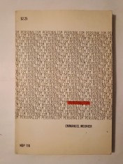 Emmanuel Mounier - Personalism (University of Notre Dame, lb. engleză)