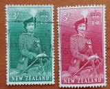 COLONII-BRITAN.-''N.-ZEELANDA-''REGINA EII-CALARE-2VAL''. -STAMPIL-Vezi-Scan