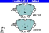 ATE 13.0470-2601.2 ATE Ceramic set placute frana,frana disc