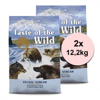 TASTE OF THE WILD Pacific Stream Canine 2 x 12,2 kg foto
