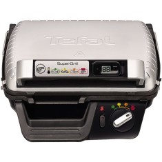 Gratar electric Super grill GC451B12, 2000 W, 4 nivele, timer, inox/negru