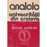 Analele Universitatii din Craiova, seria Stiinte Medicale, Vol. VII-1982