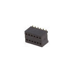 Conector 12 pini, seria {{Serie conector}}, pas pini 1,27mm, CONNFLY - DS1065-10-2*6S8BS