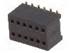 Conector 12 pini, seria {{Serie conector}}, pas pini 1,27mm, CONNFLY - DS1065-10-2*6S8BS foto