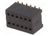 Conector 12 pini, seria {{Serie conector}}, pas pini 1,27mm, CONNFLY - DS1065-10-2*6S8BS