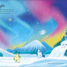 Carte pentru copii cu unicorni - Sparkly Unicorns Sticker Book