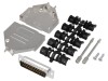 Conector D-Sub 25 pini Tată pe cablu, Lipire, Negru, ENCITECH, Model DTZK25-DMP-K