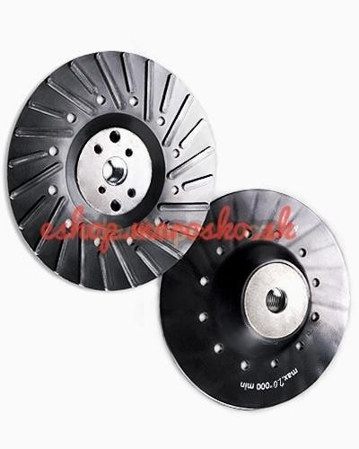 Taler suport fibrodisc 115 mm, prindere M14, cu nervuri pentru ventilatie