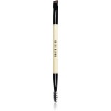 Bobbi Brown Dual-Ended Brow Definer/Groomer Brush perie pentru modelarea spr&acirc;ncenelor 1 buc