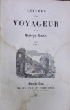 LETTRE D&#039;UN VOYAGEUR de GEORGES SAND