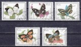 A12 S1 23 - Timbre foarte vechi - Cuba - fluturi exotici - 2000