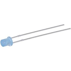 LED 3mm albastru 2.6-3.6V 210-350mcd 110 grade frontal plat LUCKYLIGHT LL-304BD1X-B4-2B