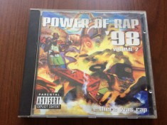 power of rap 1998 vol. 2 various cd disc compilatie muzica rap hip hop VG+