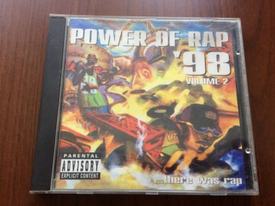 power of rap 1998 vol. 2 various cd disc compilatie muzica rap hip hop VG+ foto