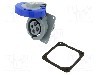 Conector alimentare AC, IEC 60309, IP69K, 32A, 250V AC, 4 pini, AMPHENOL - 2CMA166968R1000