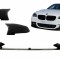 Prelungire Bara Fata cu Capace Oglinzi BMW Seria 5 F10 F11 (2015-2017) M-Performance Design Negru Lucios Performance AutoTuning