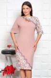 Rochie Eleganta Malta Somon - 60Marimea, Yves