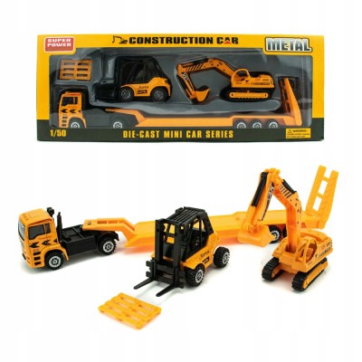 vehicule de construcții camion metalic excavator F12 stivuitor foto