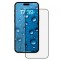 Folie de protectie Ecran Anank 3X Reinforced pentru Apple iPhone 15 Pro, Sticla Securizata, Full Glue, 2.5D, Neagra