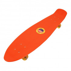 Penny Board cu Roti Led, 70 cm, Portocaliu foto