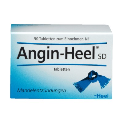 Supliment, Angin-Heel, Adjuvant in Durerea in Gat si Dificultatile de Inghitire, 50 tablete foto