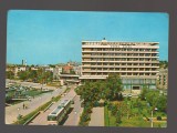 CPIB 20587 CARTE POSTALA - TULCEA. HOTEL &quot;DELTA&quot;, AUTOBUZ