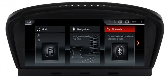 Navigatie GPS Auto Audio Video cu DVD si Touchscreen HD 8.8 Inch, Android, Wi-Fi, 1GB DDR3, BMW Seria 3 E90 E91 E92 2005-2012 + Cadou Soft si Harti G