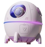 Umidificator cu ultrasunete si difuzor aromaterapie, purificator de aer, lampa de veghe, portabil, fara fir, incarcare USB, rezervor 250 ml, acumulato