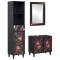 Set dulap baie 3 buc. Lemn de mango solid - 1