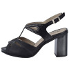 Sandale dama, din piele naturala, marca Pitillos, 6762-01-132, negru, 37, 39 - 41